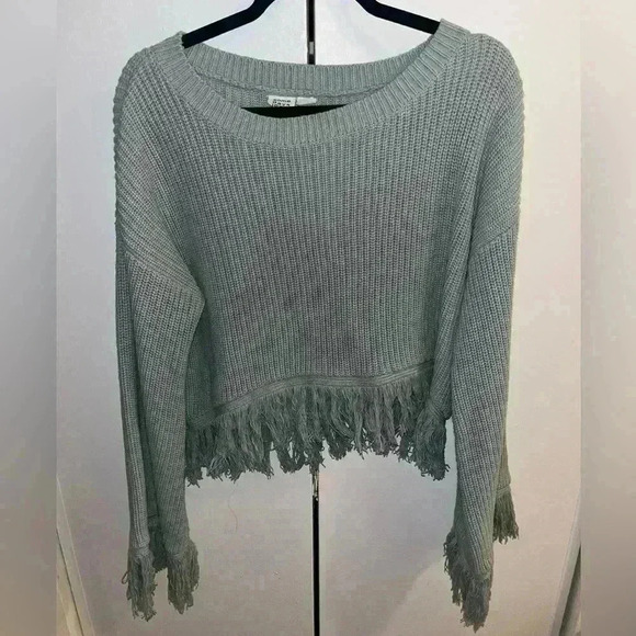 Blue knit top - Picture 3 of 5